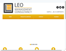 Tablet Screenshot of leo-consultancy.com